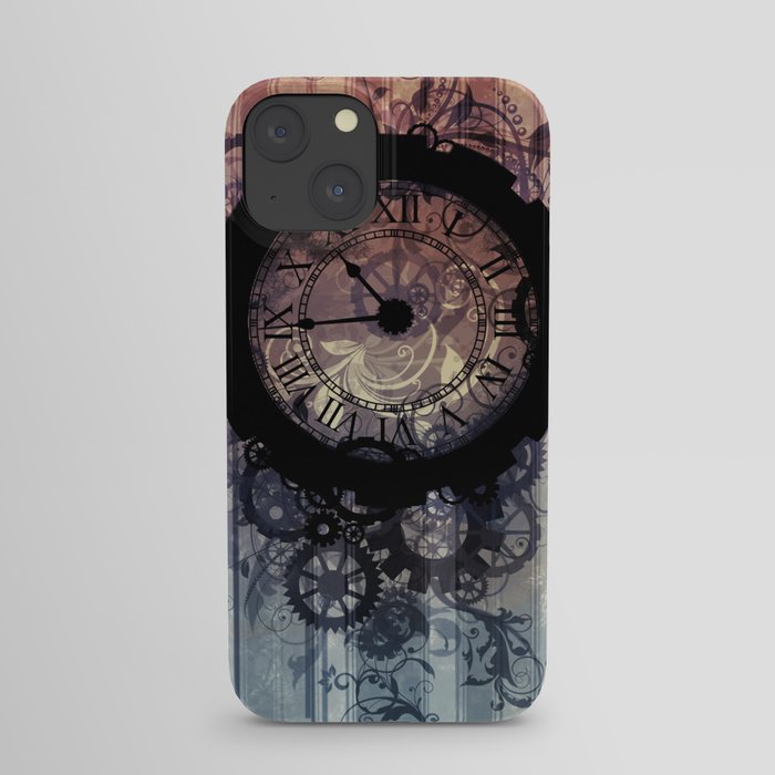 Steampunk clock iPhone Case
