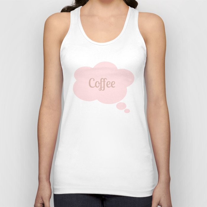 Coffee Thought Bubble Tank Top