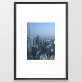 Skyline, Dubai photography series, no. 1 Framed Art Print