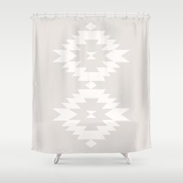 Southwestern Minimalism - White Sand Shower Curtain