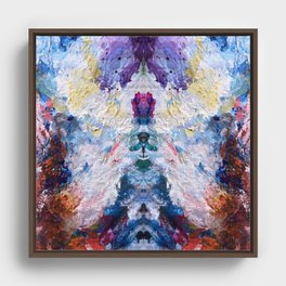 Butterfly blue Framed Canvas