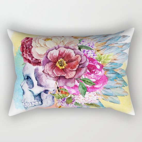 Skull 09 Rectangular Pillow