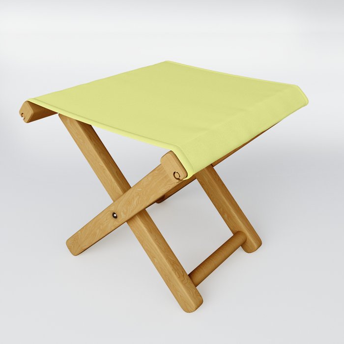 Lemon Meringue Folding Stool