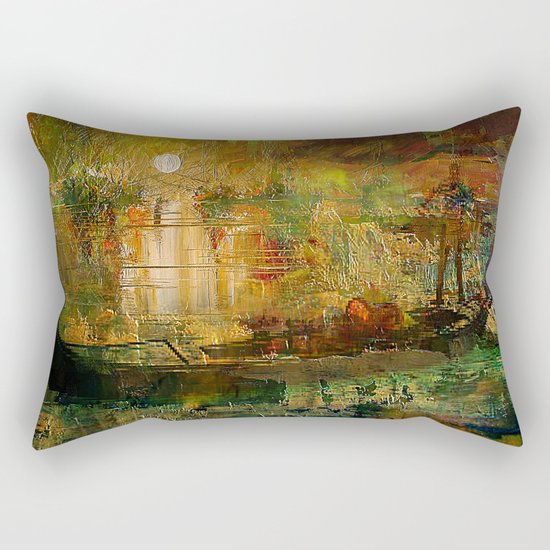 The gondolier of Brooklyn Rectangular Pillow