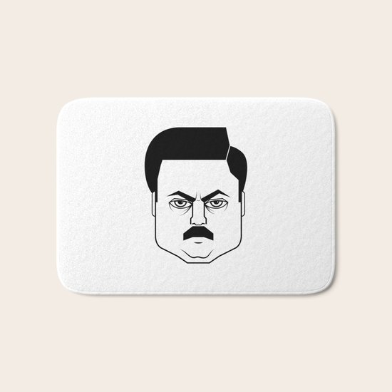 Ron Swanson Bath Mat