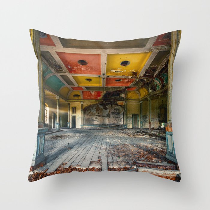 Abandoned Place - The Last Dance Throw Pillow
