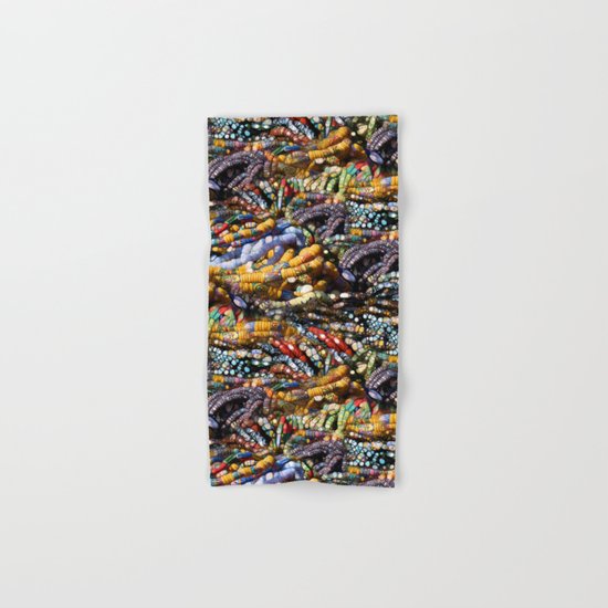 gems, beads, prayers Hand & Bath Towel
