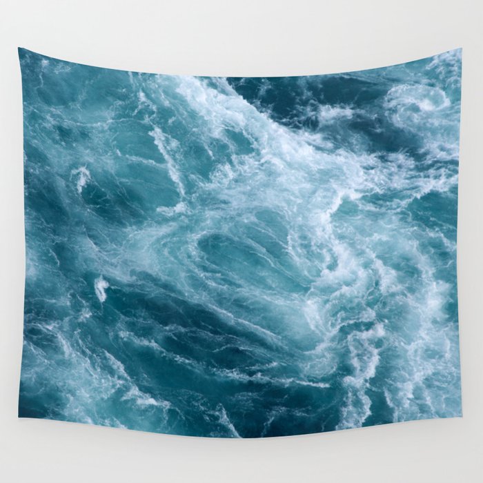 Society6 ocean tapestry top