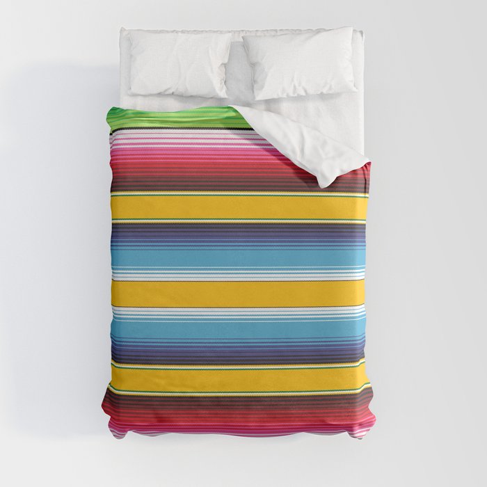 Mexican serape shop duvet cover