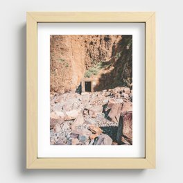 Tunnel Beach Oregon Coast | Travel Photography | PNW Recessed Framed Print