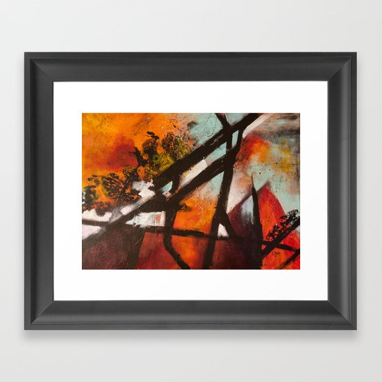 Tourist Attractions Framed Art Print