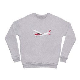 Cessna Flying Through Clouds Crewneck Sweatshirt