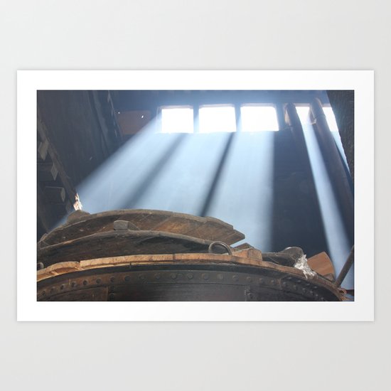 Drepung Monastery Kitchen Window Art Print
