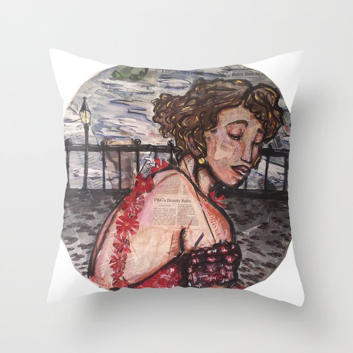 Picking Up Pennies Throw Pillow by Shannon s Sketchfest Society6