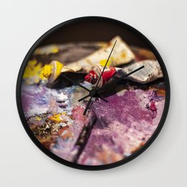  Paints Wall Clock | Color, Joyfully, Paintbrush, Lovearts, Brightly, Photo 