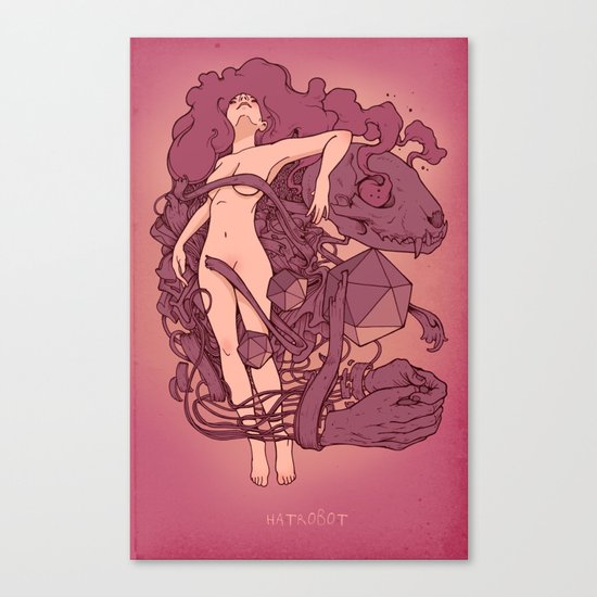 Tesseract Canvas Print