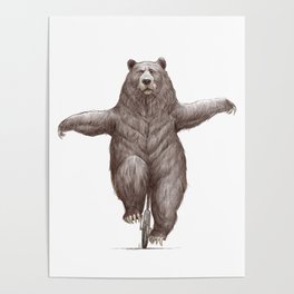 Balanced Bear Poster