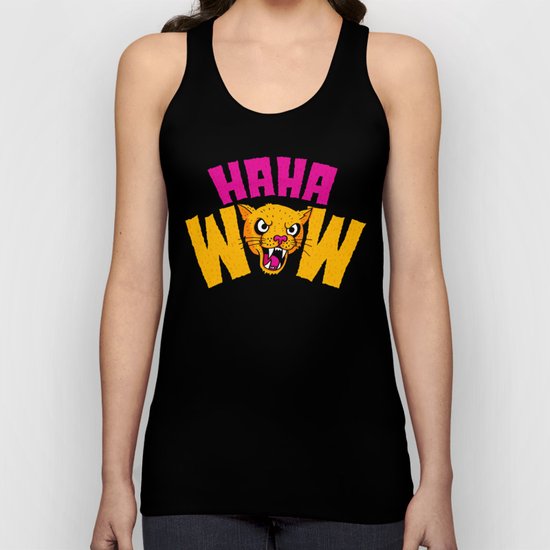 HAHA WOW COUGAR Unisex Tank Top