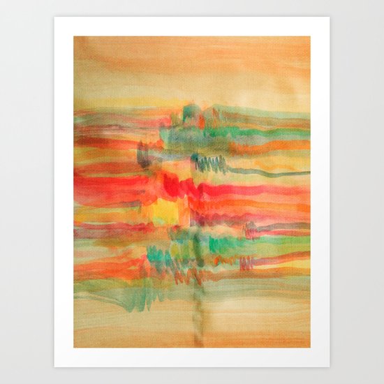 Watercolor/Abstract 2 Art Print