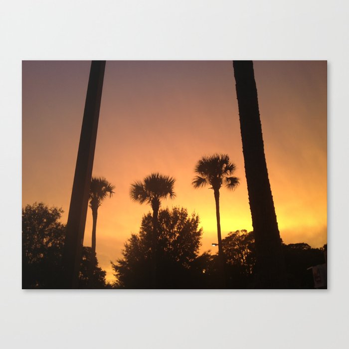 Charleston Sunset Canvas Print