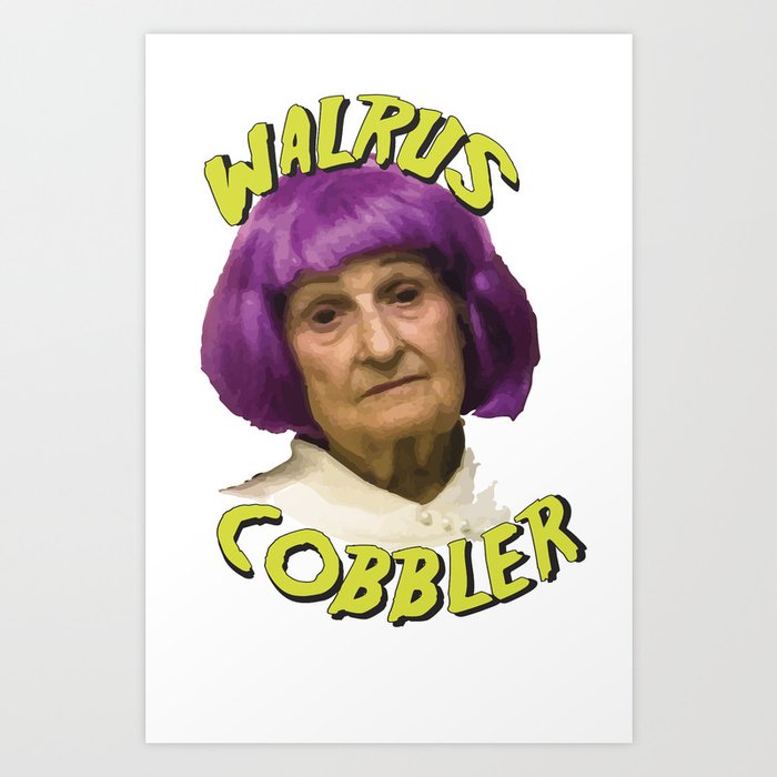 Grandma Cobbler Art Print