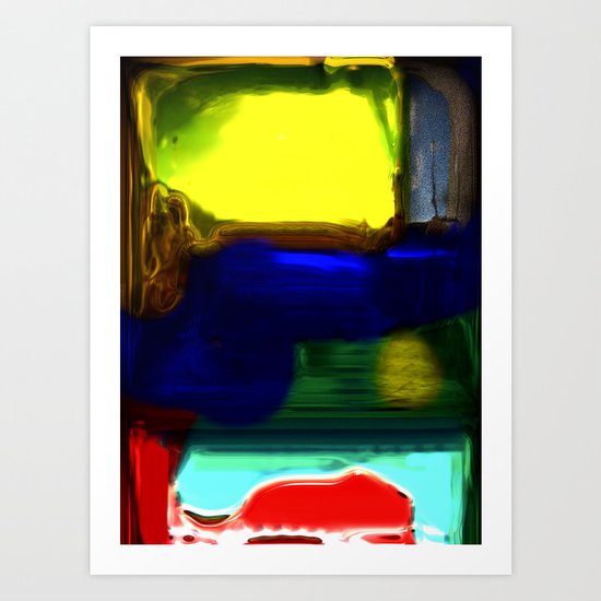 Colour Fountain Art Print