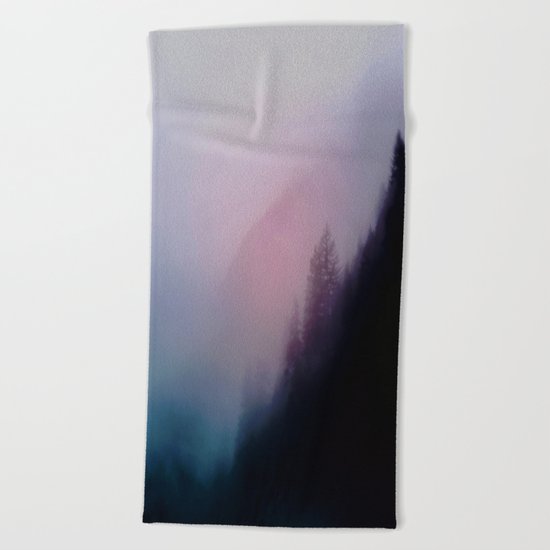 Foggy empire Beach Towel