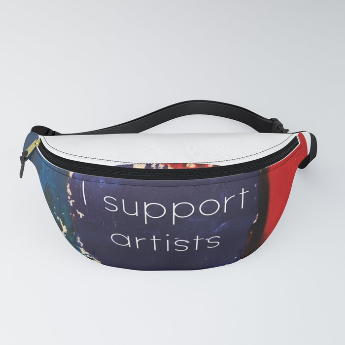 I Support Artists Mug and Cutting Board Fanny Pack