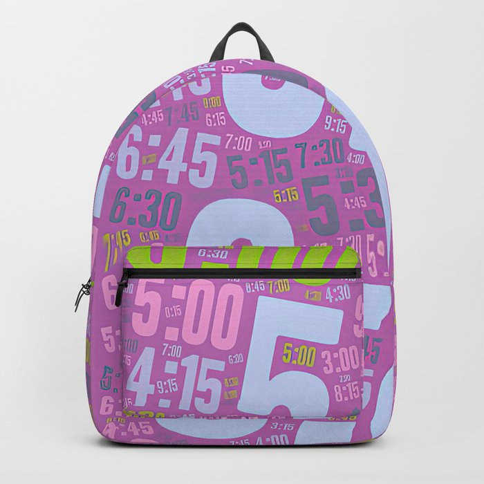 Pace run , number 024 Backpack