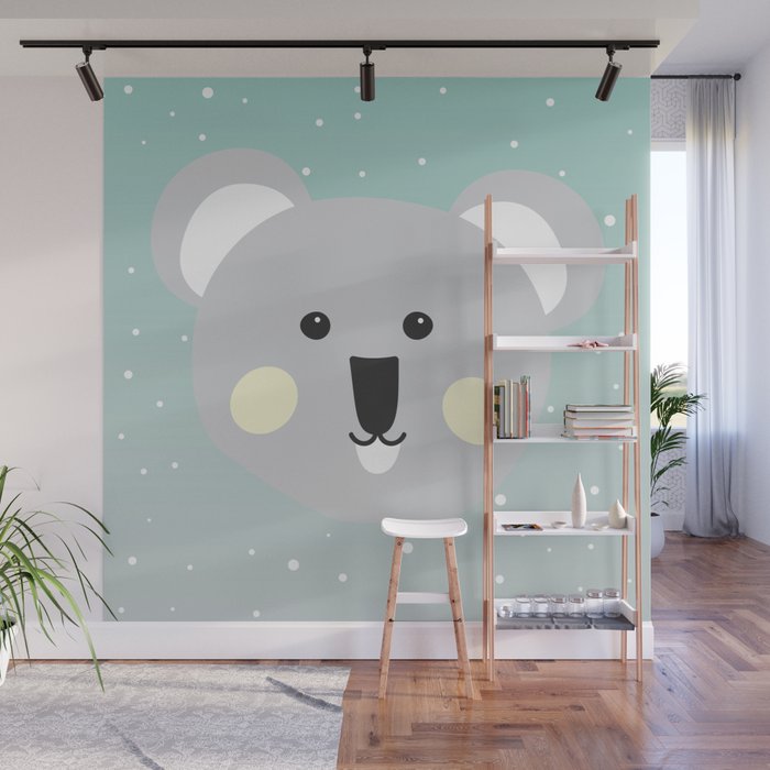 Cute Drop Bear Wall Mural