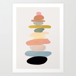 Balancing Stones 21 Art Print
