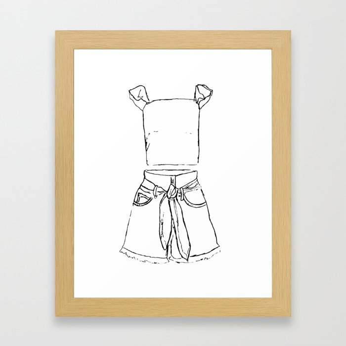 outfit Framed Art Print