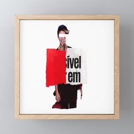 Advertising lies, but sell 4 Framed Mini Art Print
