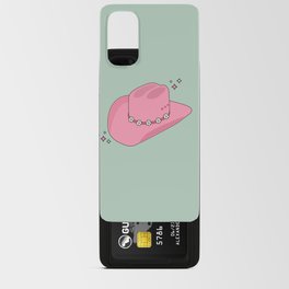 Pink And Green Colorful Cowboy Hat Android Card Case