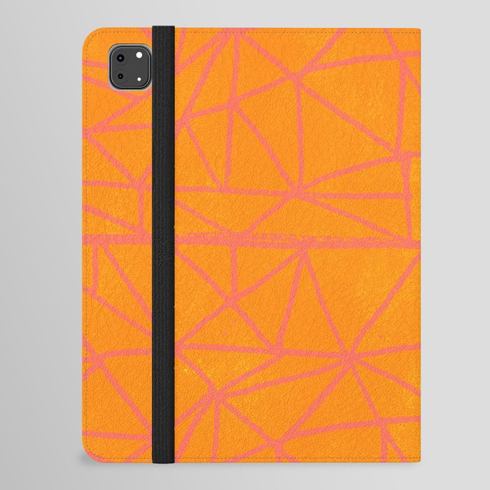 Terrain, orange & pink iPad Folio Case