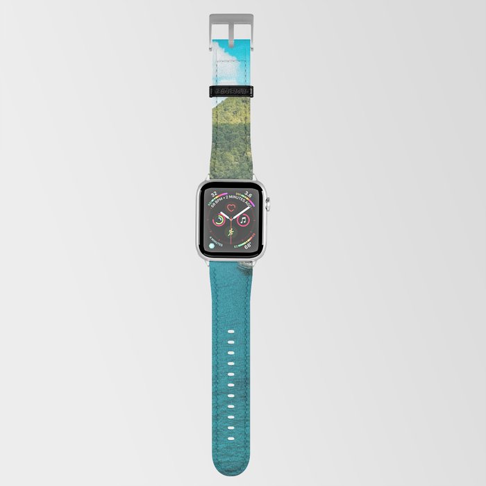 Spain Photography - Beautiful Turquoise Water With Sailboats Apple Watch Band