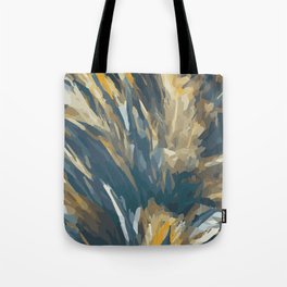 Colorful Abstract Feather Pattern Tote Bag