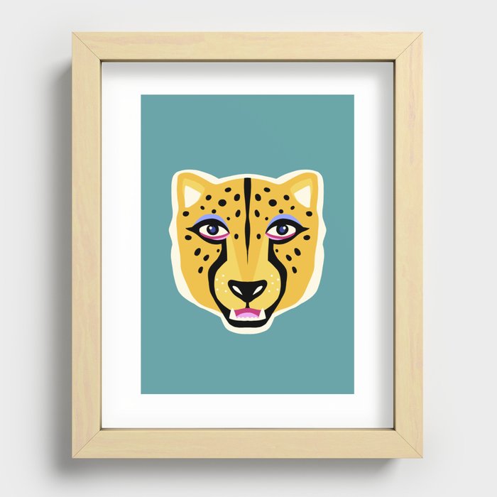 Guepardo Recessed Framed Print