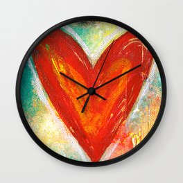 Deep in Love Wall Clock
