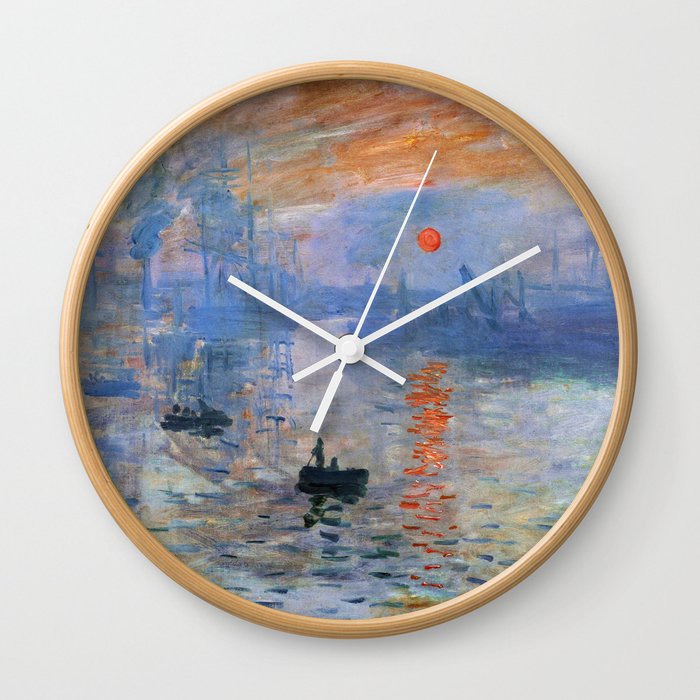 Monet Sunrise Wall Clock