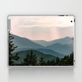 Smoky Mountain Pastel Sunset Laptop Skin