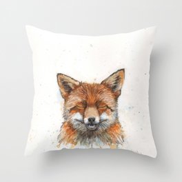 Hey Foxy! Throw Pillow