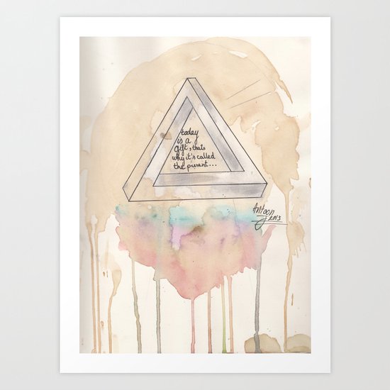 TODAY. Art Print