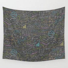 Math Lessons Wall Tapestry