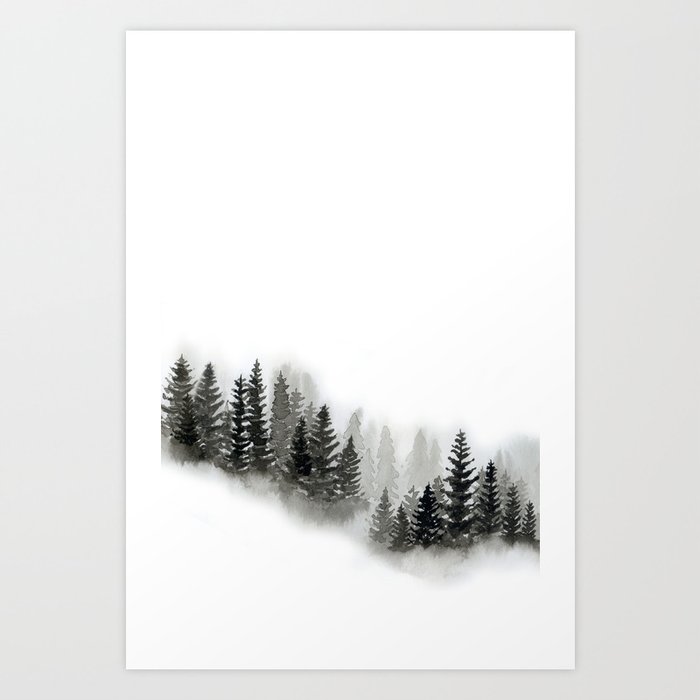 Discover the motif BLACK FOREST by Art by ASolo as a print at TOPPOSTER