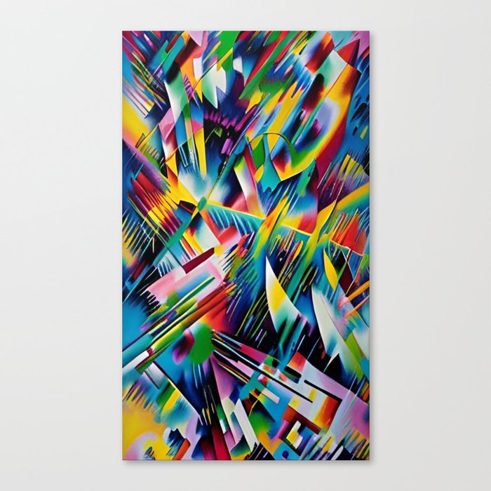 Shards of Color Canvas Print