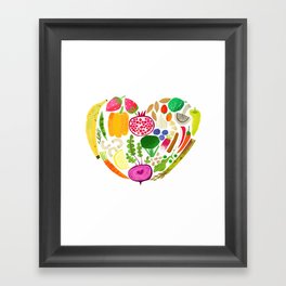 HeartFull Framed Art Print