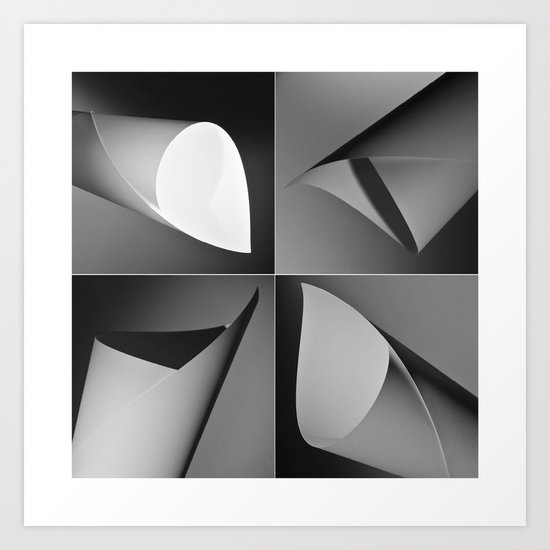 Paper quad Art Print
