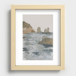 Positano Coast 2 Recessed Framed Print