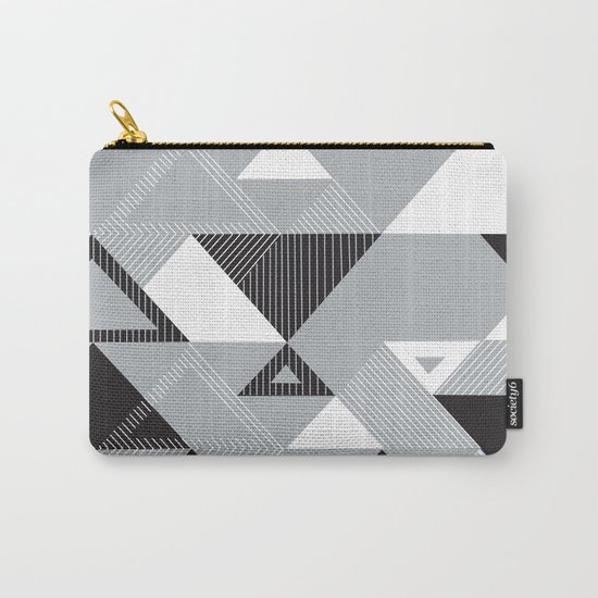 Silver Transparency Carry-All Pouch